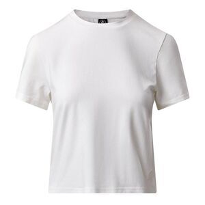 Gym King Womens/Ladies Victory Capped Sleeved Crop T-Shirt / White